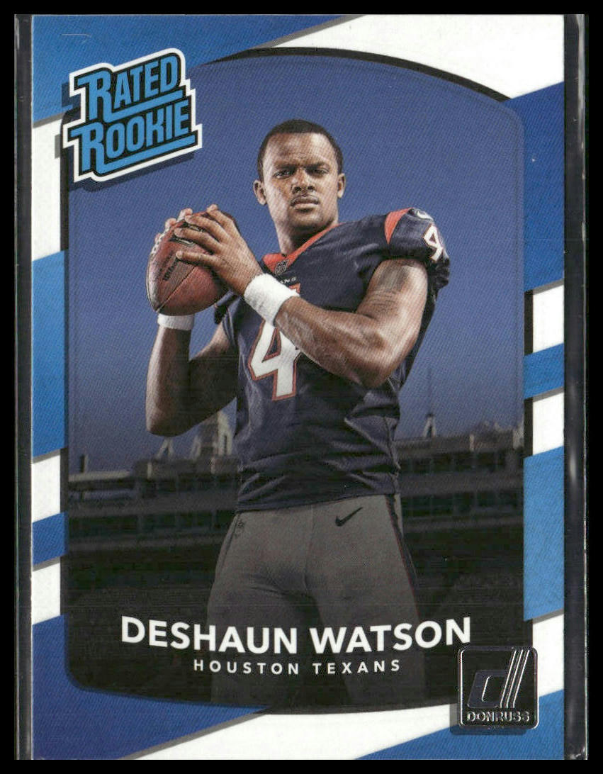 2017 Donruss #345 Deshaun Watson Houston Texans Rookie