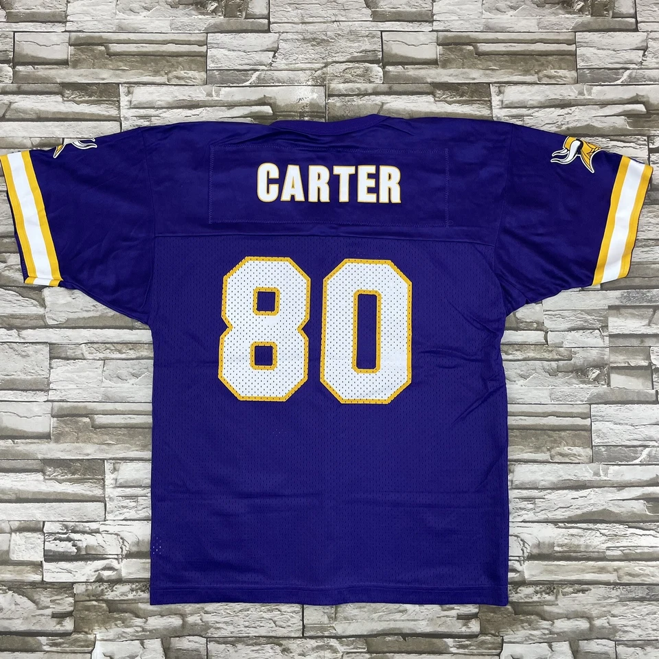 Camiseta de fútbol americano de colección campeona Minnesota Vikings Carter NFL juvenil/mujer grande” Foto 2 de 4