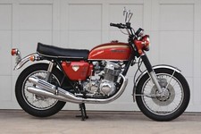 1969 Honda CB750 Sandcast  Motorcycle | 24x36 inch POSTER | vintage classic