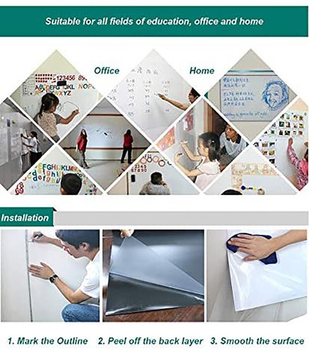 A4 A5 Fridge Magnetic Whiteboard + Board Pen Marker Eraser Memo Reminder Magnet - Picture 12 of 20