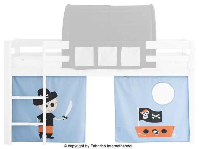 Vorhang Fur Hochbett Hohe 77cm Flexa Pirat Gunstig Kaufen Ebay