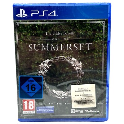 The Elder Scrolls Online Summerset PS4 USK 16 MMORPG   Kostenloser Versand