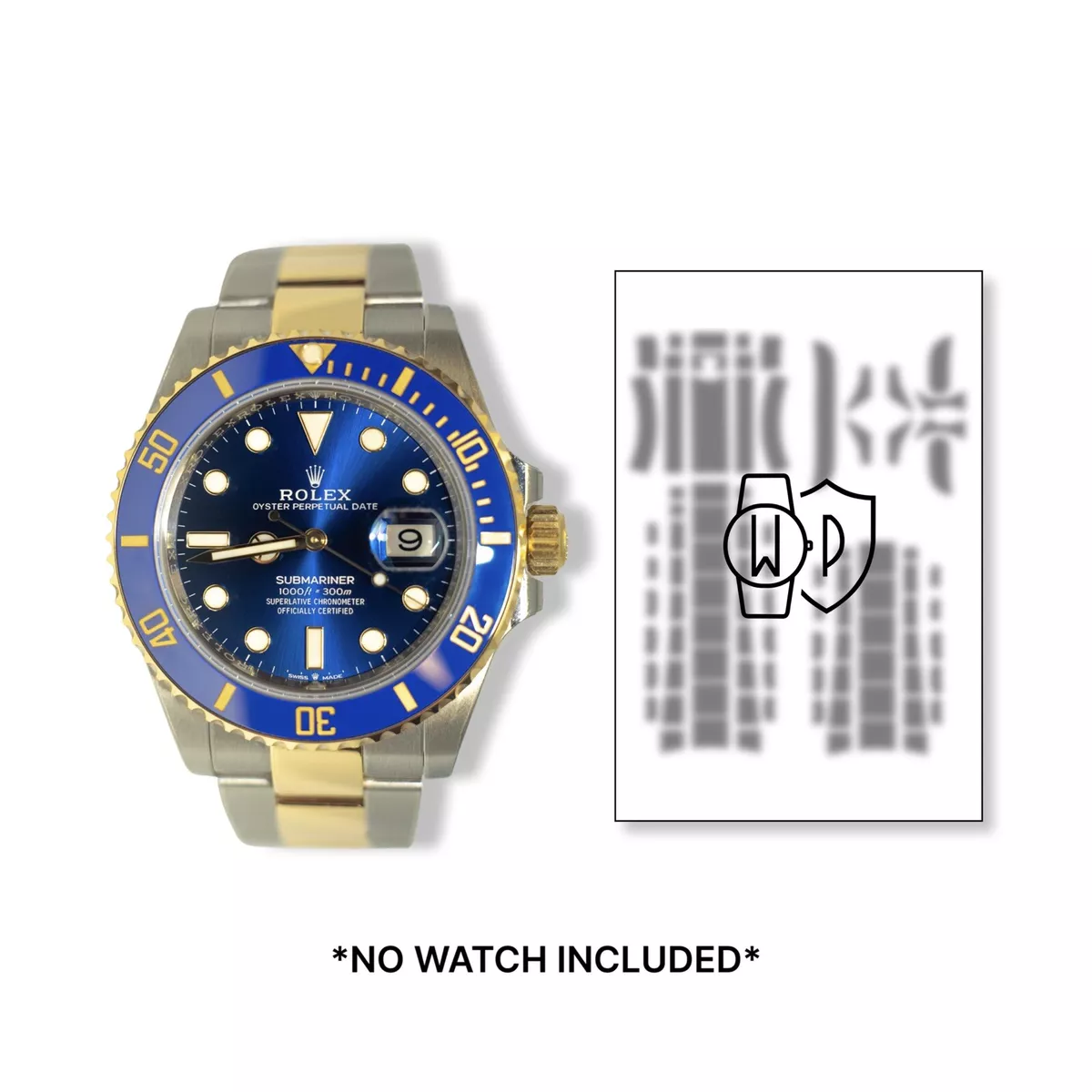 Pellicola protettiva per Rolex Submariner 41 mm 124060 126610 e molto altro