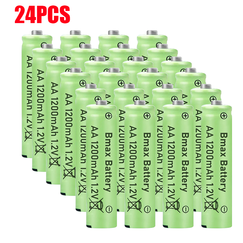 1.2V 1200mAh AA Rechargeable Batteries for Flashlights LED Lights NEW