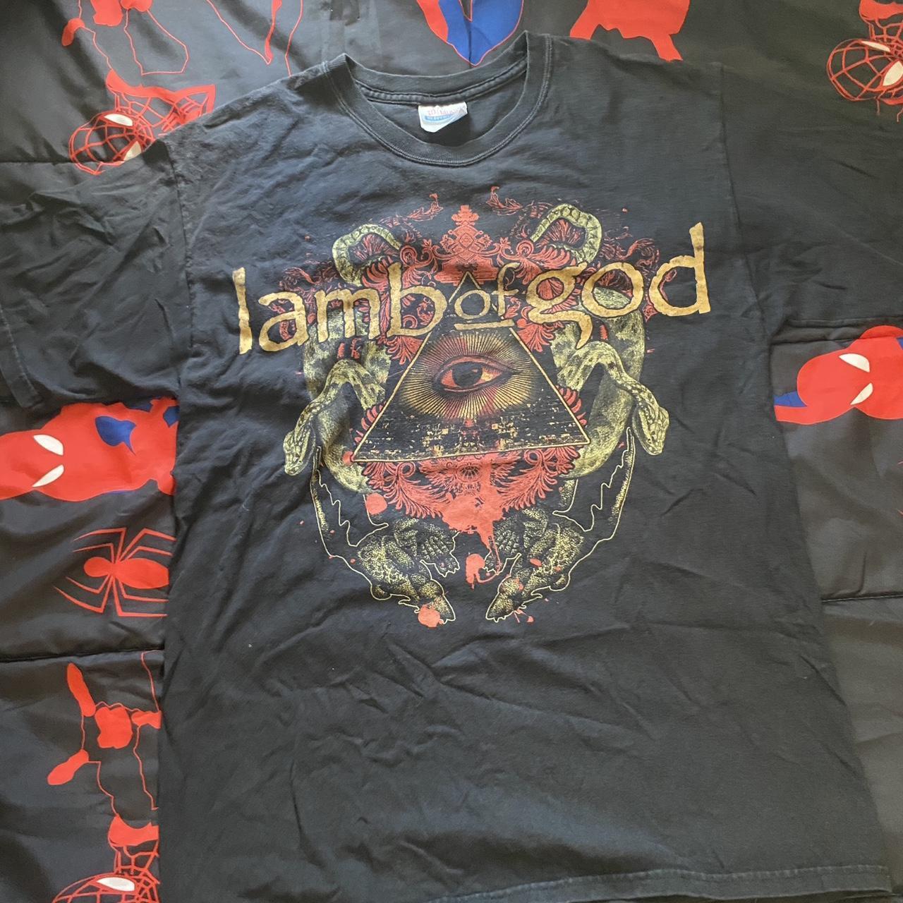 90s Lamb Of God Band Classic Black T-Shirt Vintage Reprint NH16624