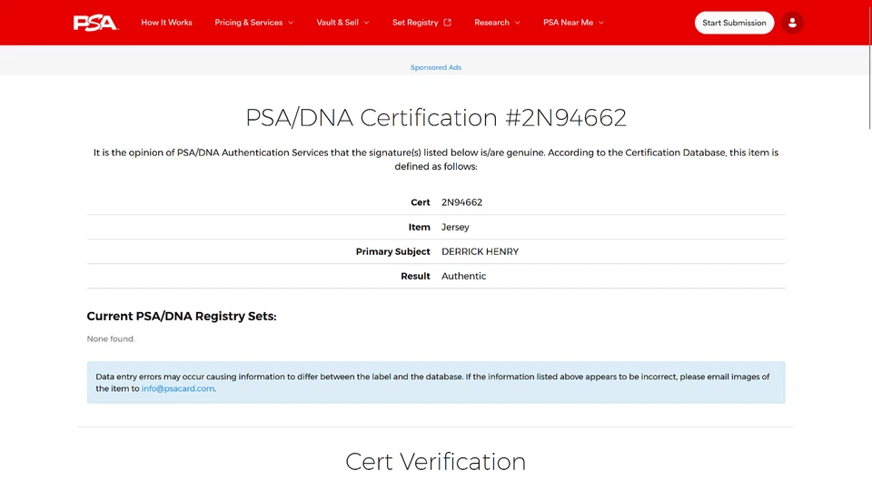 🏈Derrick Henry Signed✍️Tennessee Titans NIKE Jersey👕NFL Sports Memorabilia🛡️ - Image 3 of 4