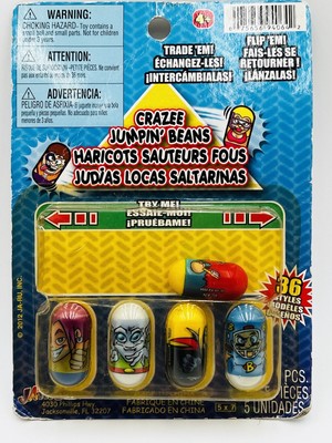 JA-RU Crazee Jumpin' Beans - Retro 5 Pack New Sealed 2012