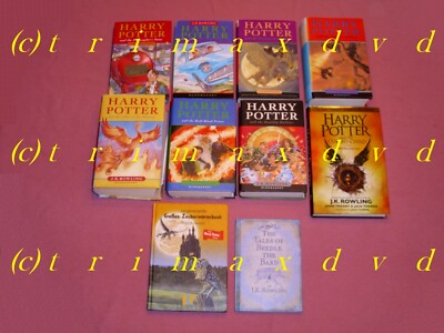 Harry Potter 1-7 _ englische First Edition Ausgaben _+ Child + Bard + Wörterbuch