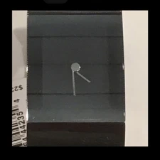 Philippe Starck Fossil PH5031 Black Stainless ‘Veiled’ Watch, NWT, Fresh Battery