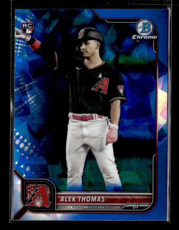 2022 Bowman Chrome Sapphire Edition #76 Alek Thomas Rookie