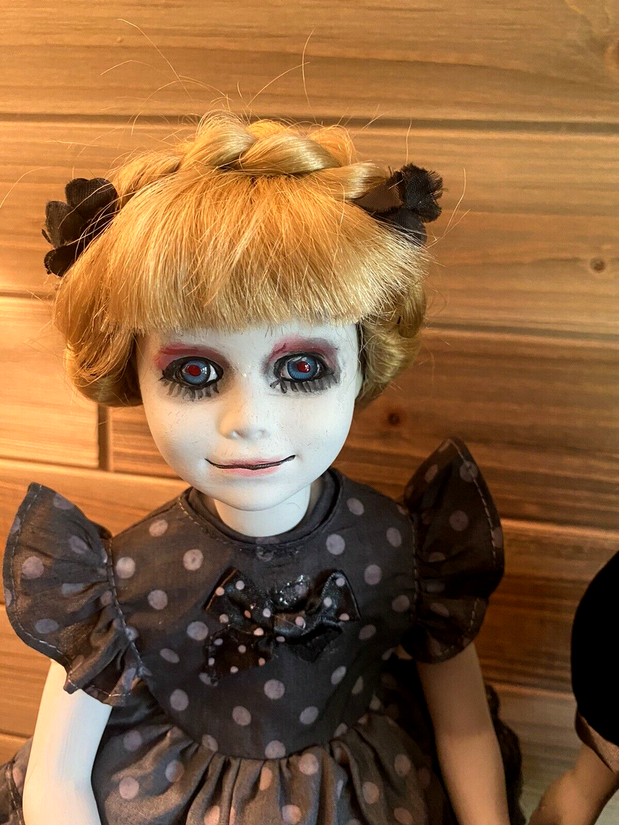 OOAK Gothic Creepy Horror Porcelain Girl Dolls Halloween 