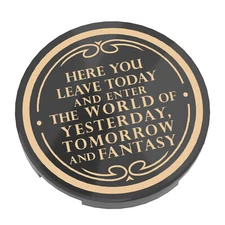 Theme Park Entry Sign - Custom Printed - (3x3 Tile) - Brick City - MOC