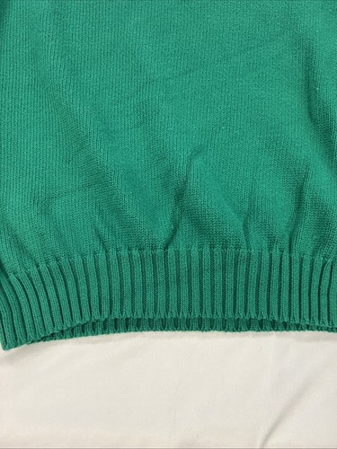 Ralph Lauren Green/Blue Round Neck Long Sleeve Sweater 100% Cotton Large EUC - Picture 2 of 11