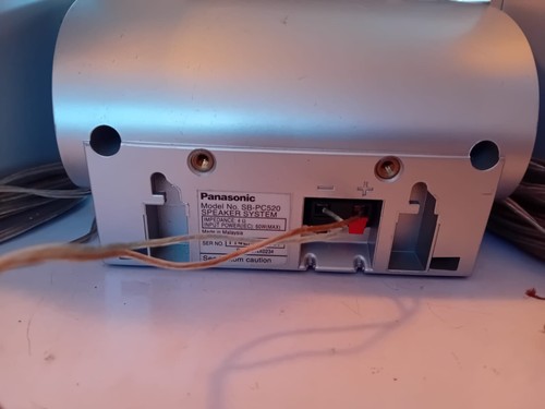 1-5x Panasonic sistema di altoparlanti argento altoparlanti surround SB-FS520 SB-PC520 - Foto 11 di 12