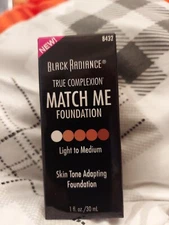 Black Radiance True Complexion Match Me Foundation, Light to Medium