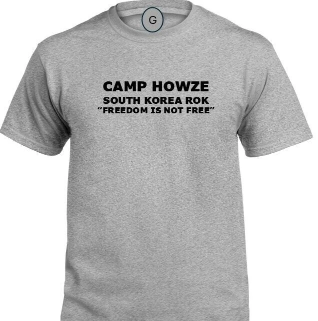 CAMP HOWZE * SOUTH KOREA ROK* FREEDOM* INDIVIDUAL BASE PT SHIRT
