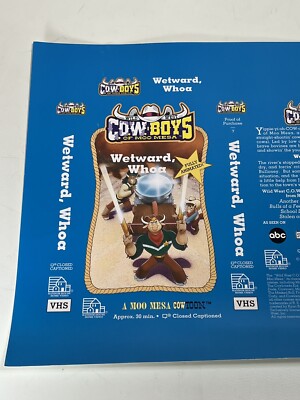 その他 Old West: Cowboys [VHS] RARE Wild West C.O.W.-Boys of Moo Mesa Wetward, Whoa VHS Proof