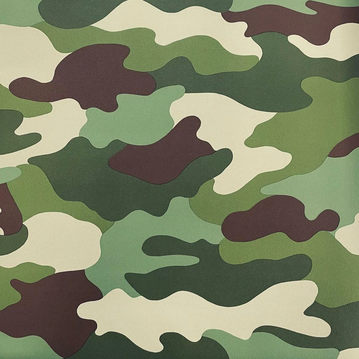 CAMOUFLAGE WALLPAPER GREEN 10M KIDS BEDROOM CAMO 260914 | eBay