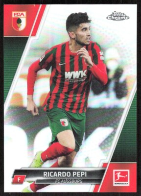 2021 1185D Topps Chrome Bundesliga REFRACTOR Ricardo Pepi FC Augsburg #63