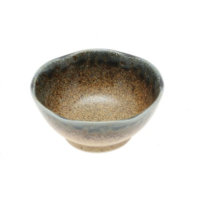 2pc Japanese Ume Blue/Sand Crackle Sauce Dishe Plate #150 ...