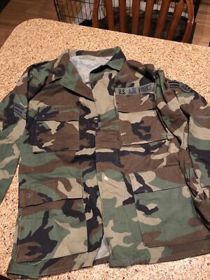 coat woodland camo pattern combat gi bdu military air force army