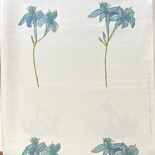 DESIGNERS GUILD Printed Cotton Weave Fabric PONTALBA Pattern 3M Squared - Picture 2 of 4