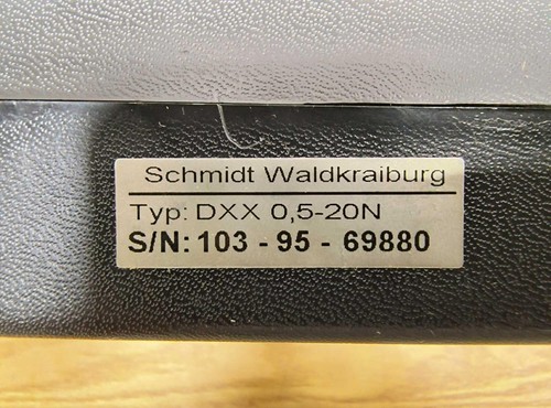 Tensiómetro Schmidt Waldkraiburg DXX 0,5-20N en estuche - Imagen 14 de 14
