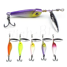 5-10 pcs 8-23g Spinner Bait Vib Metal Willow Blade Sinking Fishing Lure for Bass