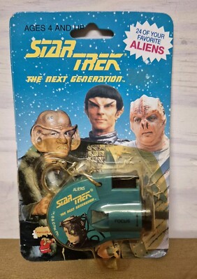 Star Trek: The Next Generation Vintage Schlüsselanhänger Click Viewer 24 Aliens 1993