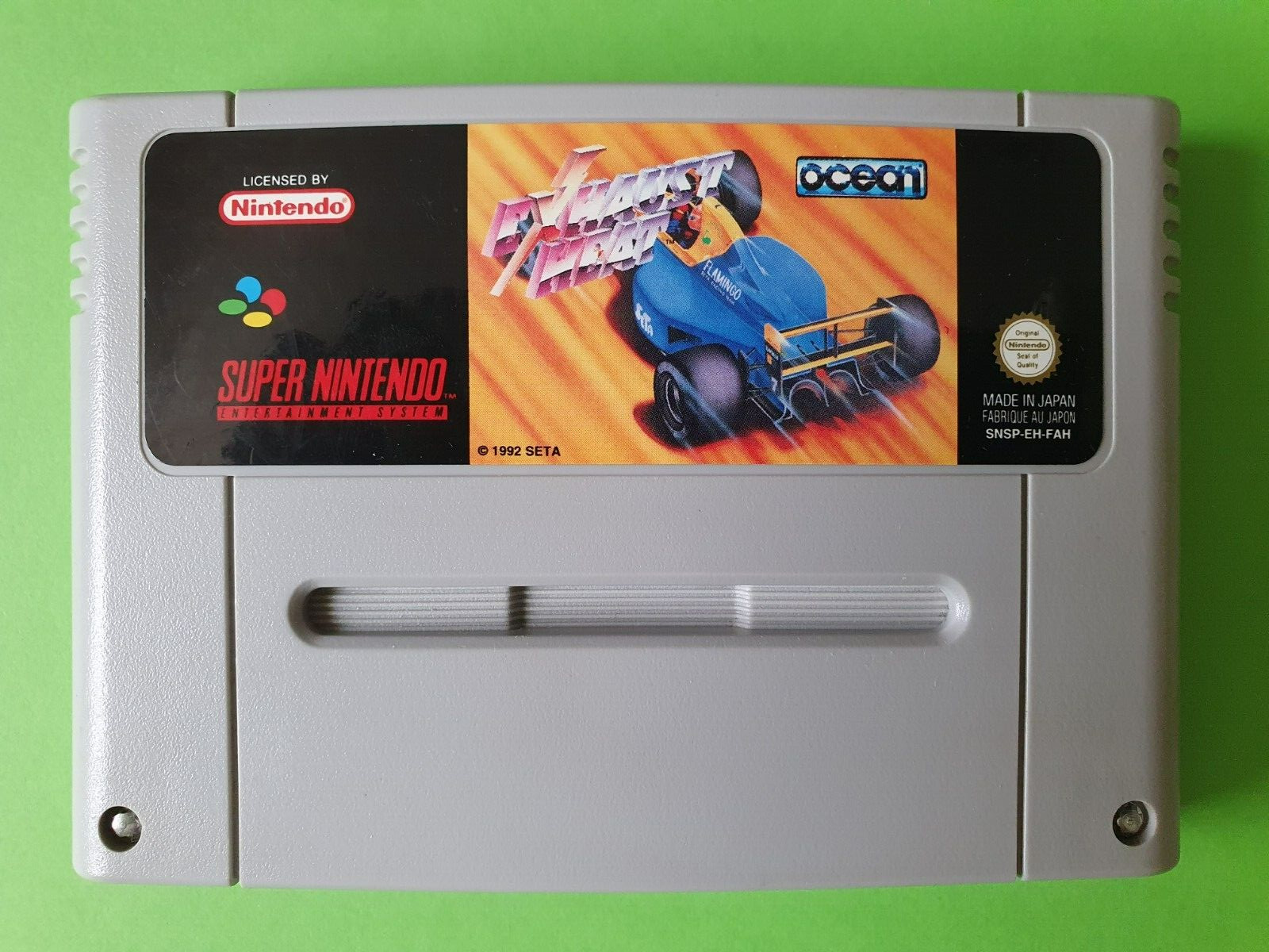 EXHAUST HEAT / jeu Super Nintendo / OCEAN / PAL FAH