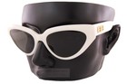 Balenciaga Cat Eye Sunglasses White for Women