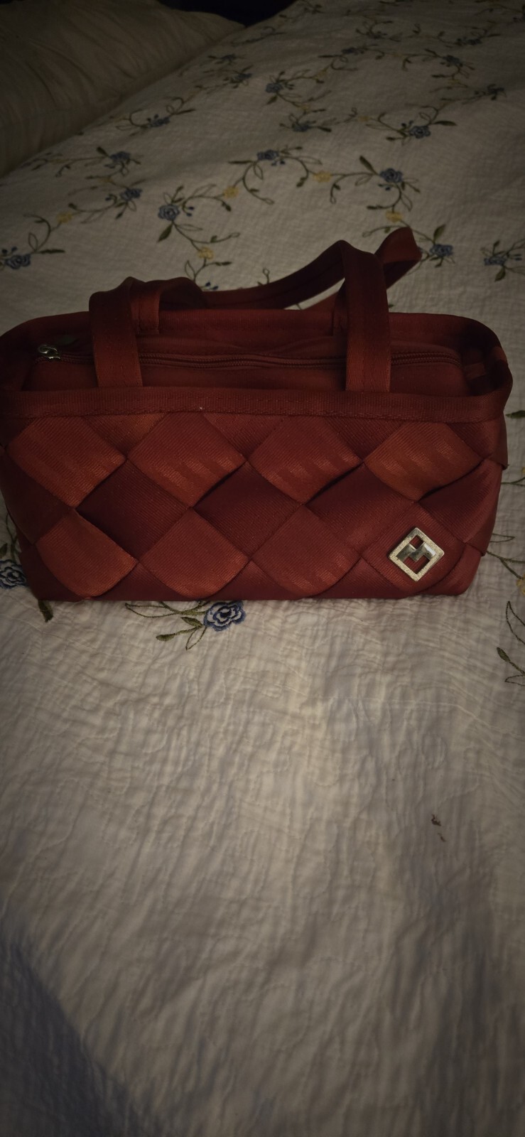 Maggie Bags Genuine Seatbelt Bag Brown