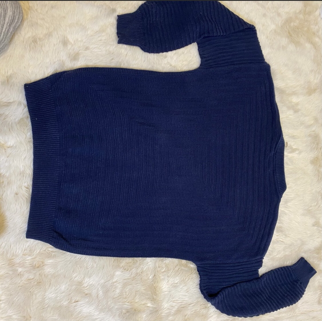 Christian Dior navy blue mens knit sweater size large | eBay
