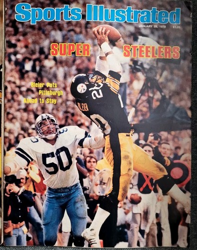 Sports Illustrated: PITTSBURGH STEELERS FRANCO HARRIS/ROCKY BLIER LOT NO LABEL - Picture 3 of 6