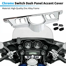 For Harley Electra Tri Glide Ultra Classic Fairing Switch Dash Panel Cover Trim