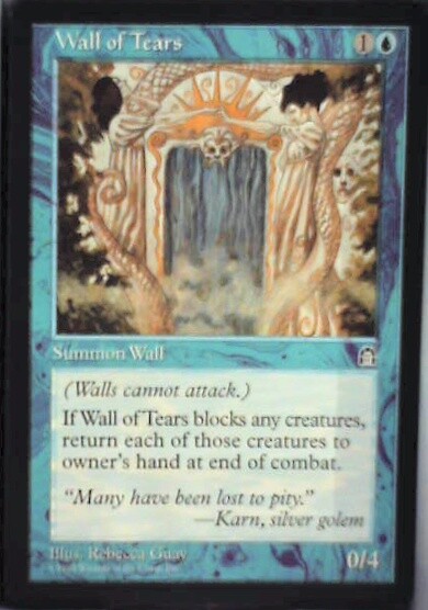 Wall of Tears - Stronghold: #50, Magic: The Gathering NM R4