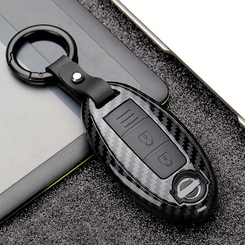 Car Remote Key Shell Cover Fob Case Pocket For Nissan 370Z Qashqai Leaf QX50 56 - Picture 4 of 6