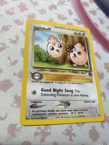 Pokemon Card Igglybuff #36 Black Star Promo # 36 - NM/M - Free shipping - Afbeelding 1 van 5