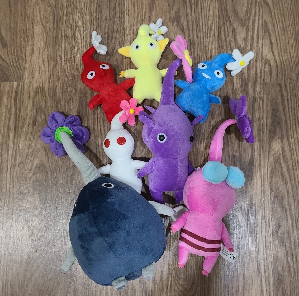 Set of 9 Pikmin Plush Dolls - 7-18 Inch - Adorable, Soft, Stuffed Plush for Kids - Image 4 of 4