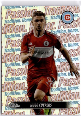 Hugo Cuypers 2024 Topps Chrome MLS Team Tags #TT-6 Chicago Fire