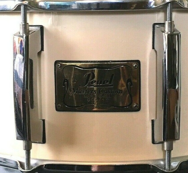 Pearl Free Floating 14" Dia X 6.5" Deep Snare Drum/White Marine Pearl/448/New eBay