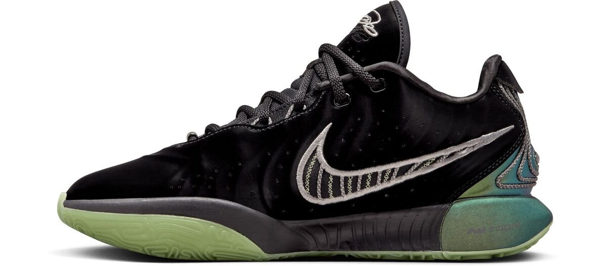 Nike LeBron 21 Basketball Shoes Black/Green Tahitian Glow Nike LeBron 21 Basketball Shoes Black/Green Tahitian Glow