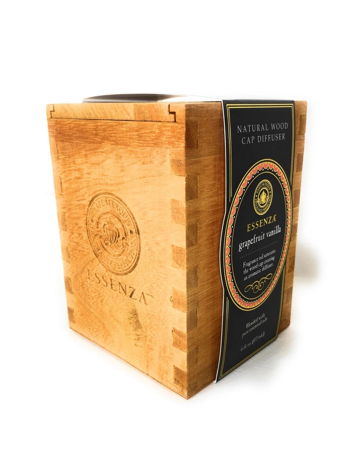 ESSENZA GRANADA NEROLI ACEITES ESENCIALES MADERA NATURAL TAPA DIFUSOR CAJA REGALO CONJUNTO Foto 4 de 4