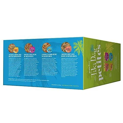 Comida húmeda para perros Tiki Dog Aloha Petites, paquete de variedad de 3 oz. Tazas 10 unidades Foto 2 de 4