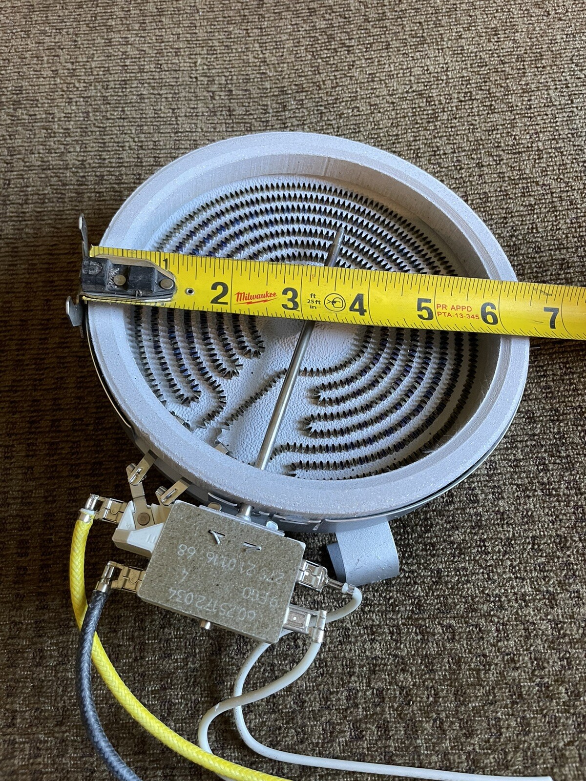 10.54111.048 Radiant sur Burner Element 6" 120volt SUMMIT / LOW TEMP CORP 195344