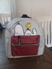 Peanuts Snoopy And Woodstock Mini Backpack New Whith Tags Red Doghouse 