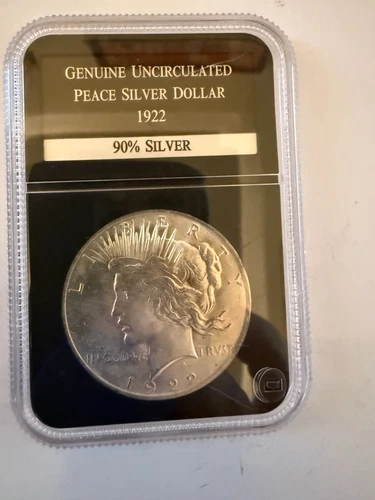 1922 Peace 90% Silver Dollar - Uncirculated
