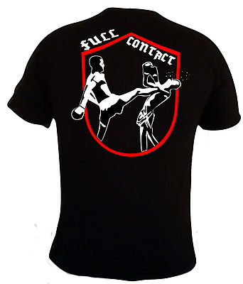 Full Contact T-shirt, mma, Freefight, ufc, Bloodsport, muay thai, fightshirt,neu