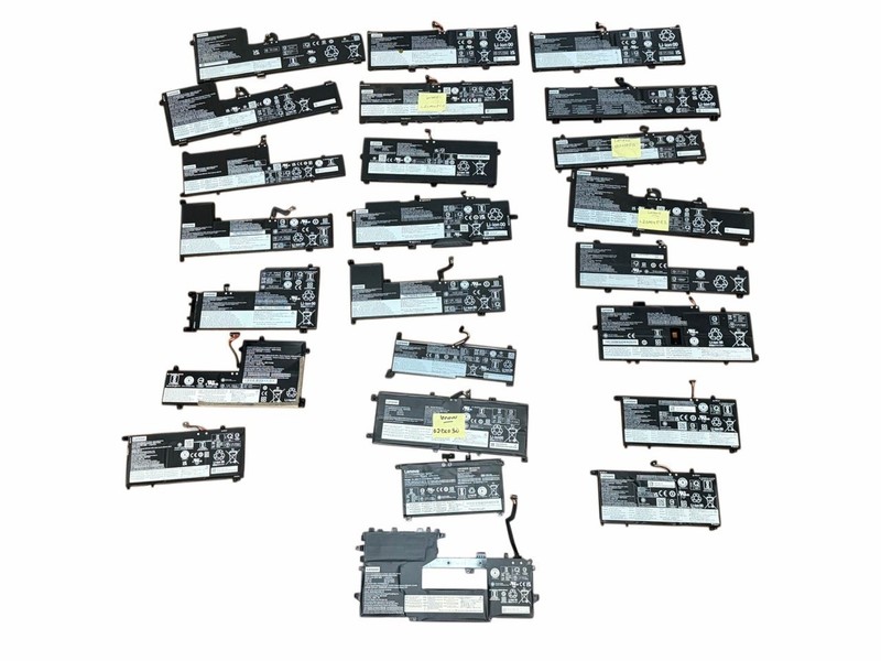 LOT 24x Lenovo thinkpad Ideapad Battery l21m3pe0l21c4pc4 l20l3pg0 l17m3p71 ETC