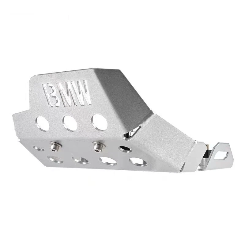 Cubierta de placa de deslizamiento de chasis de motor plateada para BMW F650GS F700GS F800GS 2008-2018 Foto 2 de 4